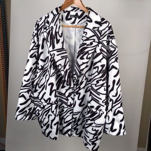 Black & White Abstract Jacket